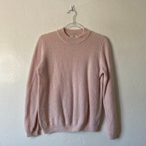 Callidae Mock Neck Waffle Knit Sweater